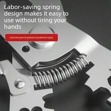 18合1多功能剥线钳/剪线钳/压线钳 – 重型电线剥线钳，工业电工工具，带电缆剪和符合人体工程学的舒适手柄 - 剝線鉗 - 查看 6