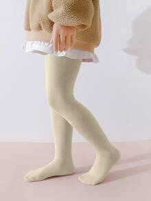 6 chiếc quần legging bó sát màu trơn cho bé gái, kiểu dáng tối giản, dễ phối đồ, phù hợp cho bé gái mặc hàng ngày, mọi mùa. - Nhiều màu - Xem 10