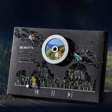 1roll/8rolls Dreamy Starry Sky Washi Tape, Glitter Star Decorative Tape, Scrapbooking Supplies, Planner Stickers, 78.74 Inches (200cm) Starry Shining Series Tape, Cutting Decorative Notebook, Scrapbook, Handmade Diary, DIY, PET Tape, Office & School Supplies - Whispers Of the Stars - View 6