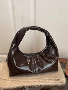 Retro Commuter Texture 2026 New Fashion Large Capacity Korean Style Elegant Shoulder Handbag