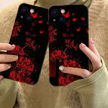 Fashionable and trendy phone case. Unique Japanese-style pattern. Compatible with iPhone 17 Pro Max/Pro/Air, 16, 16 Plus, 15, 14 Pro Max, 13, 12, 11 and  galaxy S22/23/24/25 Ultra EDGE models. Matte texture, smooth to the touch, offering drop protection, scratch resistance, and camera lens protection. Provides all-around protection for your phone. A perfect gift choice. - 日本のエリアフロステッドエンジェルアイ - ブルー - ABRNJJ1(186) - チェックする 1