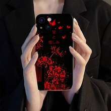 Fashionable and trendy phone case. Unique Japanese-style pattern. Compatible with iPhone 17 Pro Max/Pro/Air, 16, 16 Plus, 15, 14 Pro Max, 13, 12, 11 and  galaxy S22/23/24/25 Ultra EDGE models. Matte texture, smooth to the touch, offering drop protection, scratch resistance, and camera lens protection. Provides all-around protection for your phone. A perfect gift choice. - 日本のエリアフロステッドエンジェルアイ - ブルー - ABRNJJ1(186) - チェックする 6