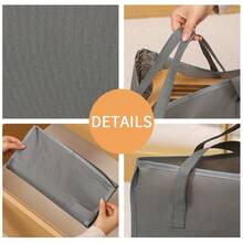 1个带提手的三角形悬挂式收纳袋，大容量衣架整理袋，适用于卧室、衣柜、壁橱、家居、宿舍的收纳整理。 - 彩色 - 查看 10