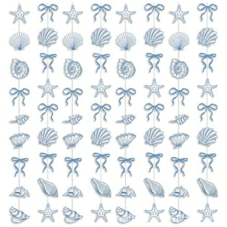 Streamers - White and Gold - View 1