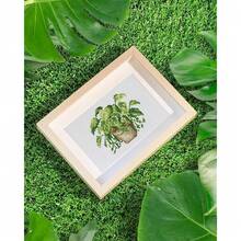 PeakLuv 12pcs Small Diamond Art Kits Small Diamond Painting Kits, Green Plants Mini Diamond Art Kits For Beginners, DIY Square Drill Mini Gem Painting 1-Hour Painting For Home Desktop Decor, 6X7in - 綠植 - 查看 9