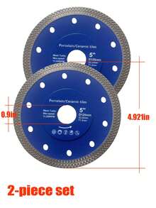Stone Cutting Blades, Tile Cutting Blades, Glass Cutting Blades, Alloy Wood Panel Angle Grinder Cutting Blades, Brazed Flange Flat Grinding Cutting Discs, Diamond Saw Blades, Sharp And Durable, High-End Craftsmanship, Easy To Use - Multicolor - View 18