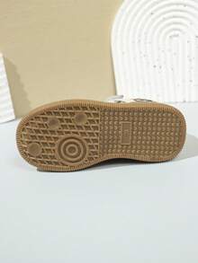 Kids' Retro Casual Shoes, Bohemian Style Boys/Girls Canvas Sneakers, Soft Sole Campus Versatile Shoes - Beige - View 6