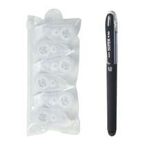 WQN 12色磨砂凝胶笔，1.0毫米，6支装，白色，修正带书写修正套装，适合返校季的文具套装