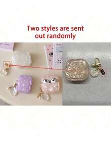 IMD Shiny Shell Pattern Bluetooth Headphone Case, Compatible With AIRPODS 1/2/3/4/PRO/PRO(2nd)Pro(3rd),Shockproof Bluetooth Headphone Case Protective Case - Pink - View 7