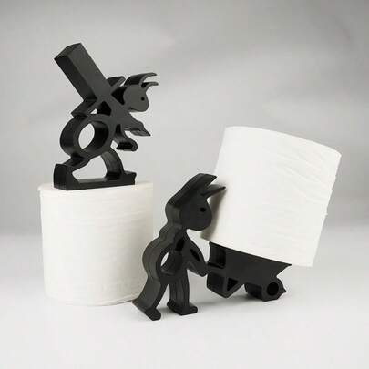 1pc Ant-Shaped Tissue Paper Holder, Cute Decorative Plastic Standalone Rack, Suitable For Bathroom, Bedside, Office, Kitchen And Living Room - Great Gift For Family And Friends