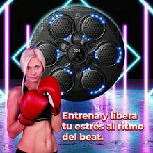 Máquina de Boxeo Musical con Guantes - Ejercicio Divertido con Música para Entrenamiento en Casa - Máquina de boxeo - Ver 4