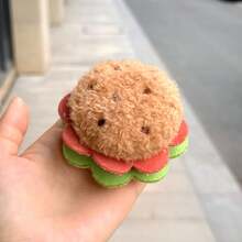 可爱卡通汉堡、三明治和樱桃蛋糕吊坠，趣味美食主题钥匙扣和包包挂饰，创意小礼物，日常搭配，完美礼物，生日礼物，理想礼物，惊喜礼物，节日礼物，季节礼物 - 彩色 - 查看 15