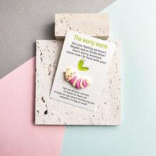 5 Sets Exquisite English Encouragement Pocket Hug Card Holiday Anxiety Relief Blessing Card Small Postcard Greeting Card - Pink - View 9