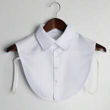 4pcs/1pc Detachable Collar, Unisex - Fashionable Fake Shirt Collar, Half Fake Collar, Versatile And Easy To Wear, Ideal Gift For Friends, Family And Colleagues - Size L - View 13
