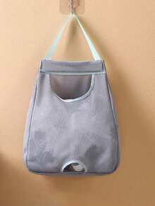 1pc/2pcs Trash Bag Organizer, Plastic Bag Wall Mount Bag, Mesh Storage Bag, Plastic Bag Holder Dispenser, Kitchen Tools - Multicolor - View 7