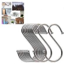 16-Pack 4.7-Inch (Approx. 11.9 Cm) Extra Large S-Shaped Heavy-Duty Metal Hooks For Kitchen Utensils, Bathroom, Plants, Towels, Gardening, And Multi-Purpose Use (Silver) - Silver - View 1
