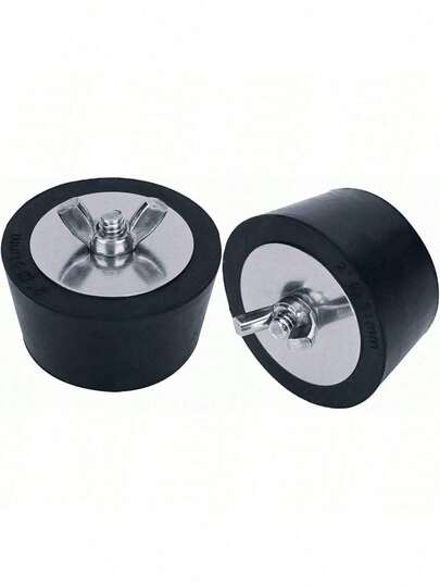 EstiloZerodis Tapones de expansión 2 Piezas 2 Pulgadas tapón Goma para Piscina Invierno Sellado tubería Skimmers Pruebas presión Agua 6,7 ozVersión mejorada