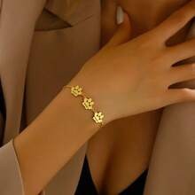 Personalized Elegant Dog Paw Print Bracelet, Dog/Cat Bracelet, Pet Name Bracelet, Pet Lover Gift, Christmas Memorial Gift - Multicolor - View 3