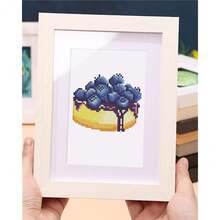 12 Pcs Small Diamond Art Kits, Cake Mini Diamond Painting Kits For Adults Beginners, 5D DIY Square Drill Diamond Dots, Quickly Finishable Mini Gem Art For Home Wall Desktop Decor, 6X7in - FD025 - 查看 8