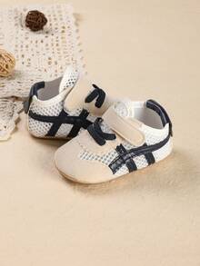 1 Pair Infant/Toddler Soft Bottom Mesh Breathable Athletic Sandals, Suitable For Summer, 0-1 Years Old - Blue - View 6