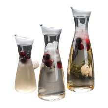 600ml/1000ml/1400ml/1600ml Transparent Acrylic Juice/Cold Water Pitcher, Large Capacity Milk/Coffee Pot, Heat-Resistant Water Dispenser - Multicolor - View 7