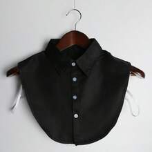 4pcs/1pc Detachable Collar, Unisex - Fashionable Fake Shirt Collar, Half Fake Collar, Versatile And Easy To Wear, Ideal Gift For Friends, Family And Colleagues - Size L - View 12