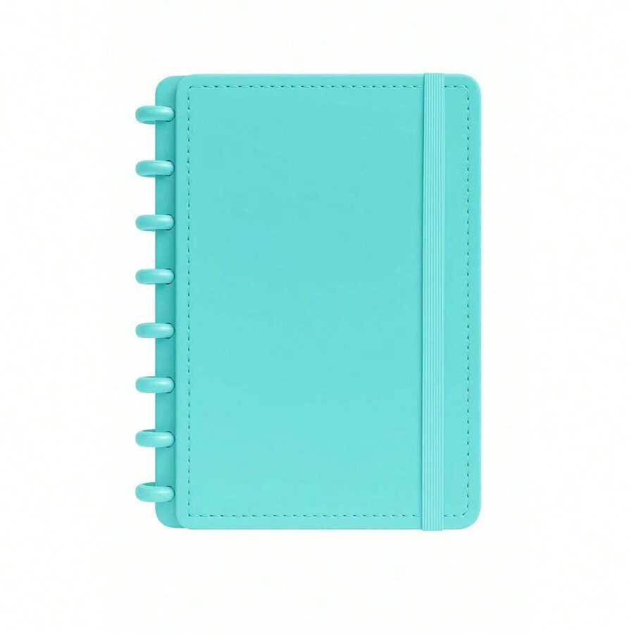 Smart Notebook A4 Black Planner Diary Detachable Refill Removable Discs Study Cover - Blue - View 1