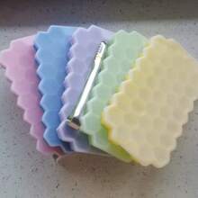 1/4/6pcs Ice Cube Honeycomb Mold, 37-Cavity Ice Cube Tray, Multifunctional Household Chocolate Mold With Removable Lid, Stackable Ice Tray With Cover, For Freezer, Cocktail, Whiskey, Kitchen Gadget, Apartment Essential - Multicolor - View 6