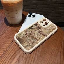 Funda para teléfono con diseño de luna y palomas voladoras. Compatible con fundas para teléfonos ,  17,  16 Pro Max,  15 Pro Max,  13 y  12. Fabricada en TPU, ofrece protección contra golpes y caídas. Un regalo ideal para familiares, amigos, parejas, novios/novias y para San Valentín. - Blanco - Ver 5