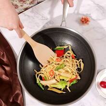 8pcs Wooden Cooking Utensil Set - Durable & Easy To Clean, Natural Boxwood Cooking Spoons - Scratch-Resistant Cooking Tools With Spatula, Ladle, Spoon, Stand, Spoon Rest, 6 Hooks For Kitchen Gifts - Natural Wood Color - View 4