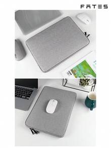 11/12/13/14/15.6/16 Inch Laptop Sleeve, Polyester Material, Black Color Compatible With Ipad, Air/Pro M1/M2/M3, Surface, HP Laptops School Supplies - Multicolor - View 2