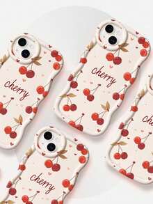 Autumn-Winter Falling Leaves Cherry Wave-Edge Shockproof Phone Case, Compatible With Apple 17/17Pro/17ProMax/16/15/11/12/13/14 Pro Max/Xs/Xr/11 Pro/11 Pro Max/12 Pro/12 Pro Max/13 Pro/13 Pro Max/7 Plus/14 Pro/14 Pro Max/14 Plus/8 Plus/SE2, Galaxy S21 5G/S21 FE 5G/S21 Ultra 5G/S22/S22 Ultra/S22+/S23 Ultra/S23/S23+/S24/S24+/S24 Ultra/S24FE/S25/S25+/S25 Ultra, Redmi Note, OPPO, Vivo, Honor,