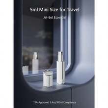 AQUA Perfume Travel Refillable Bottle Bottom Filling Fragrances Perfume Atomizer Mini Cologne Dispenser Portable Sprayer For Women Men Gift(Refill Bottle) - trắng - Xem 5