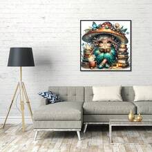 MRMIOOM Fantasy Diamond Art Kits For Adults, 5D Butterfly Diamond Painting Kits For Adults Beginners, DIY Full Drill Diamond Dots With Gem Art For Home Wall Decor 14 X 14 Inch - D013-美國 - 查看 8