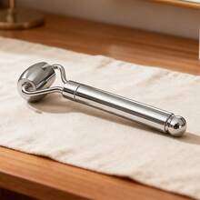 1pc Stainless Steel Facial Massage Roller Tool, Metal Face Roller, Metal Gua Sha, Facial Massage Tool For Reducing Puffiness, Promoting Lymphatic Drainage, Relieving Facial Tension, Skincare Facial Massager - Silver - View 11