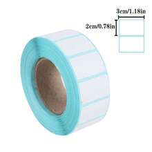 1200pcs Shipping Labels Barcode Sticker Supermarket Blank Stickers White Label Stationery Sticker Kitchen Spice Label Stickers - White - View 9