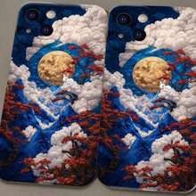 Fashionable and trendy phone case. Unique Japanese-style pattern. Compatible with iPhone 17 Pro Max/Pro/Air, 16, 16 Plus, 15, 14 Pro Max, 13, 12, 11 and  galaxy S22/23/24/25 Ultra EDGE models. Matte texture, smooth to the touch, offering drop protection, scratch resistance, and camera lens protection. Provides all-around protection for your phone. A perfect gift choice. - 日本のエリアフロステッドエンジェルアイ - ホワイト - WXYLJJ1(170) - チェックする 5