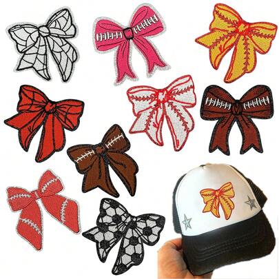 WENSIDUO 3 st. blandade färger rosettbroderimärken, stryk-på/sy-på, gyllene och glittrande klädmärke, gör-det-själv-rosettmärke, jackmärke, jeansmärke, sammetsrosettmärke, stryk-på-rosettmärke, lämplig för kläder, väskor, hattar, gör-det-själv-produktion