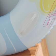 1pc Designer Swimming Ring With Handle, Plus Size - Baby Blue - View 4