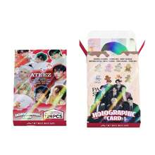 KPOP Atee Holographic Photocard + Sticker Box Set, High Definition Photo Cards, Fans Merch, Album, Concert Goods, Small Gifts, Christmas Gift - Multicolor - View 7