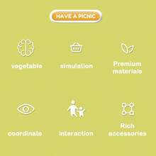 Children's Simulation Fruit And Vegetable Fruit Cutting Toy Kitchen Food Vegetable Can Be Cut Fruit Pizza Play House Set - Multicolor - View 4