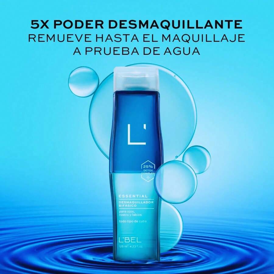 desmaquillante Lbel Essential Bifásica ORIGINAL - Azul Marino - Ver 1