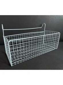 The Storage Rack Beside The Bed Is Equipped With Hanging Baskets, Which Are Used To Organize The Items Above The Upper Bunk. Back-To-School Season, Furniture Items