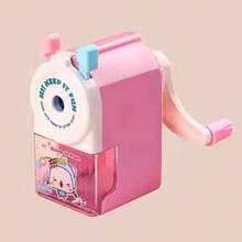 1pc Fashionable Manual Pencil Sharpener - Durable ABS Plastic Material, Essential For Students, Homes, Offices And Artists, Birthday Gift, Multifunctional Creative Pencil Sharpener, Sturdy Structure, Battery-Free, Fun Stationery, Professional-Grade Pencil Sharpener - Suitable As School Supplies And Gifts - Multicolor - View 9