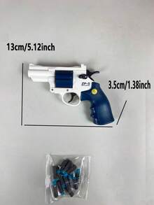 逼真软弹枪玩具,可发射,手枪模型,玩具枪,玩具模型,手枪模型,派对服装道具,配件颜色随机,极客棒,狙击步枪,塑料枪,玩具左轮手枪,礼物 - 淺灰色 - 查看 11