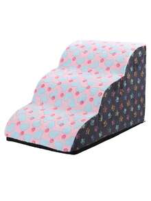 Pet Stairs, Dog Climbing Ladder Steps, Non-Slip Climbing Ladder Suitable For Small, Medium And Large Dogs To Use On Bed, Cat Bedside Climbing Ladder