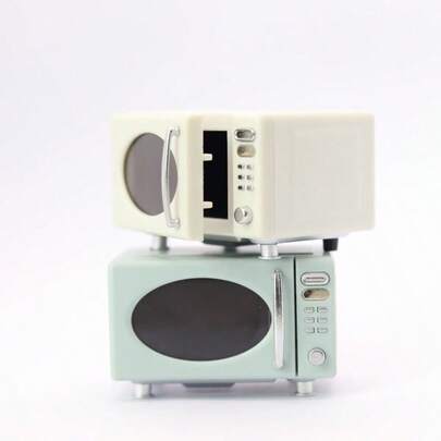 1pc Mini Kitchen Model Decor - Realistic Microwave And Cooking Utensils Replica, Suitable For Photography, Dollhouse, DIY Crafts, Home Decor, Collection, Also A Gift For Food Lovers And Model Enthusiasts