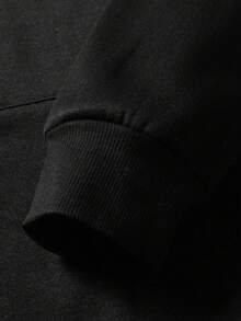 Men's And Women's Graphic Hoodie, Spider Graphic Man Hoodie,Along With A Spider Web, Fashionable Men's  Hoodie, Surprise Gift For Friends And Family, Knit Fabric, For Autumn And Winter - Black 8 - View 3