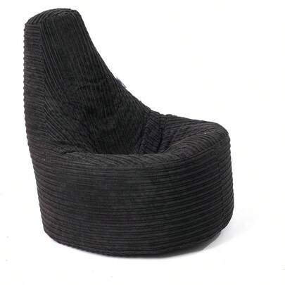 Beanbag Chair Adult Jumbo Cord Corduroy Fabric Indoor Gaming Chair Bean Bag Bedroom POD Bag High Back Design Body Support Large Lounge Boho Decor Living Room Gamer