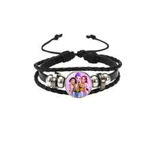 Witcher Cartoon Braided Bracelet, Character/Animal Pendant Leather Cord Bracelet, Anime Themed Decorative Jewelry, Braided Leather Cord With Replaceable Pendant Bracelet, Anime Merchandise Collectible Jewelry - Multicolor - View 8